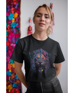 Lion Pride @ T-Shirt Regular Donna -Nera